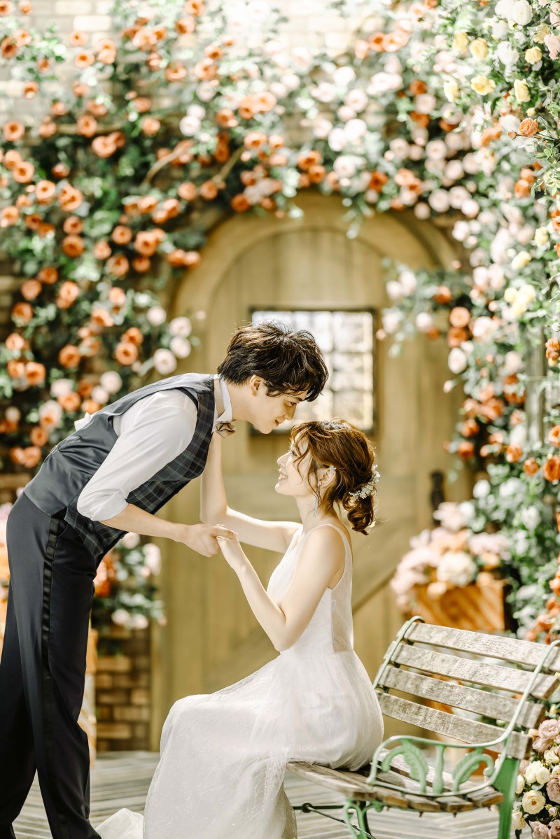 花路地のベンチ