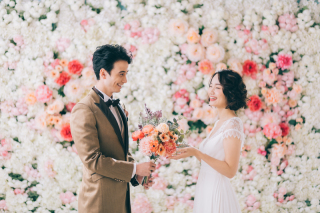 studio LUMINOUS お台場_Cafe＆Flower Wall