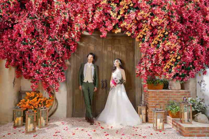 木漏れ日が二人を照らす