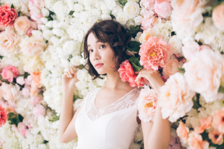 studio LUMINOUS お台場_Cafe＆Flower Wall