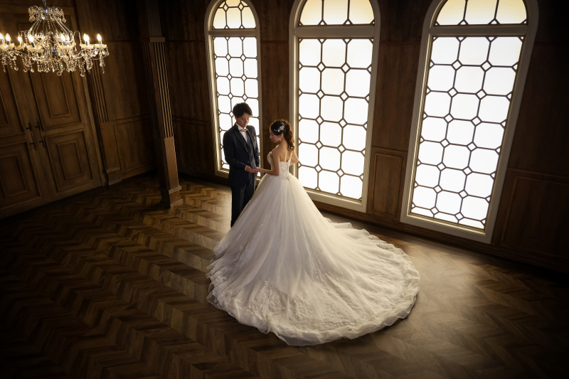 小さい頃に夢見た王子様とお姫様のような1枚も