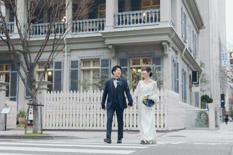 長袖スレンダードレスで大人ウェディング♡