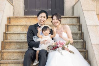 旧居留地とハーバーランドでファミリーフォトウェディング♩