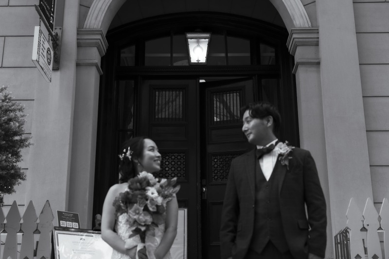 モノトーン加工で大人っぽく