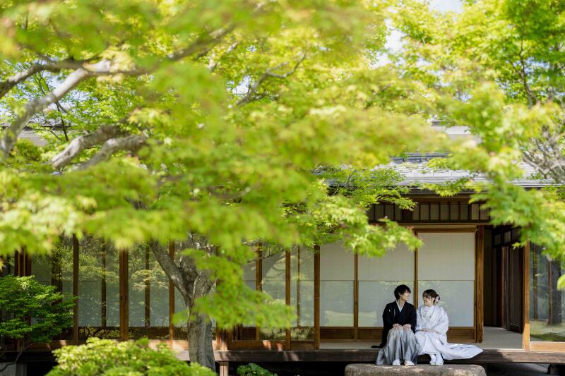 和庭園では四季の花々や季節を楽しめます◎