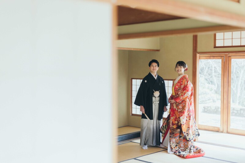 和室でしっとり