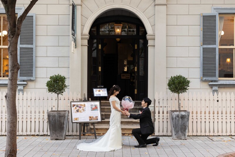 プロポーズ再現ショット♡