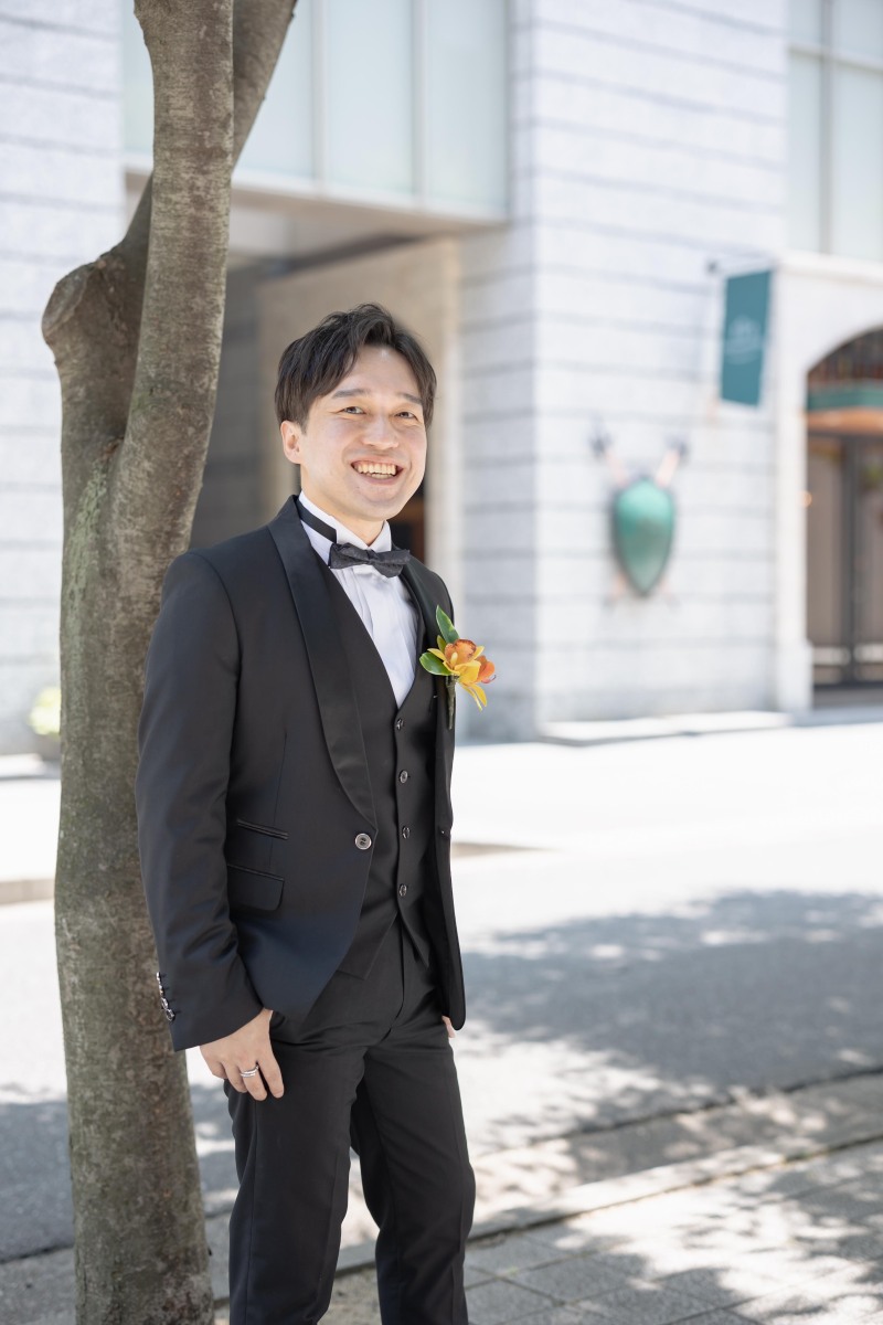 新郎様ソロカット◎