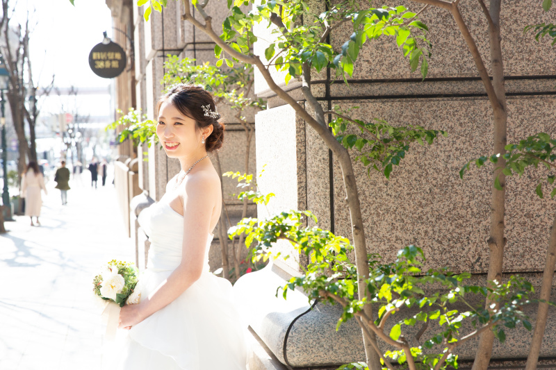 ご新婦様のお一人カット♪