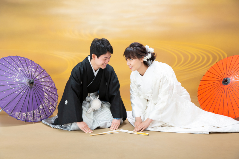 お互いを見て思わず笑顔に*