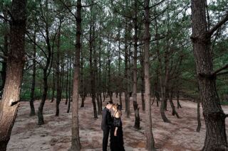 慶野松原海水浴場でフォトウェディング＊