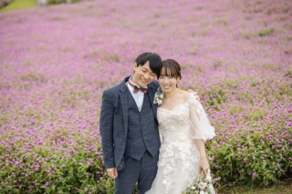 淡色にとけこむナチュラルフォト♡｜淡路島前撮り