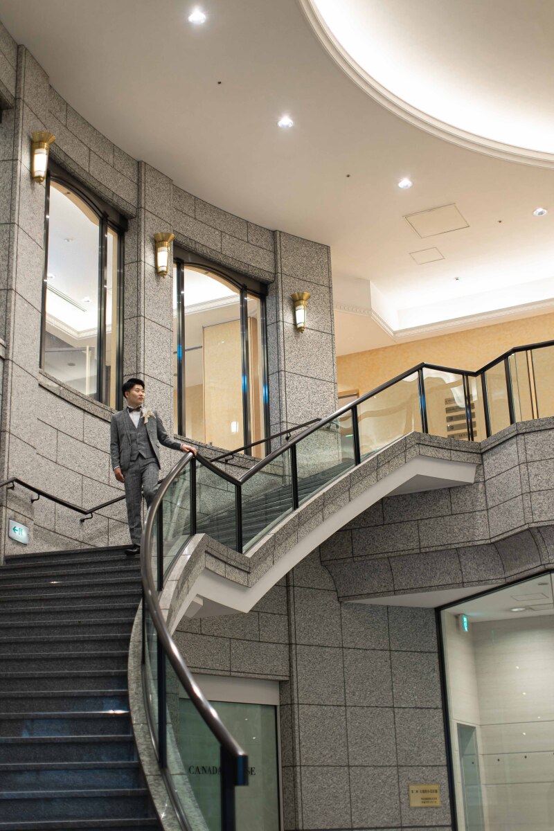 新郎様もソロカット^^