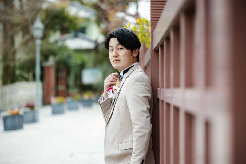 ご新郎様も格好良く*