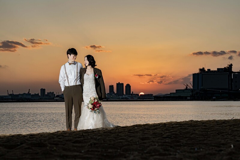 サンセットの穏やかな光*