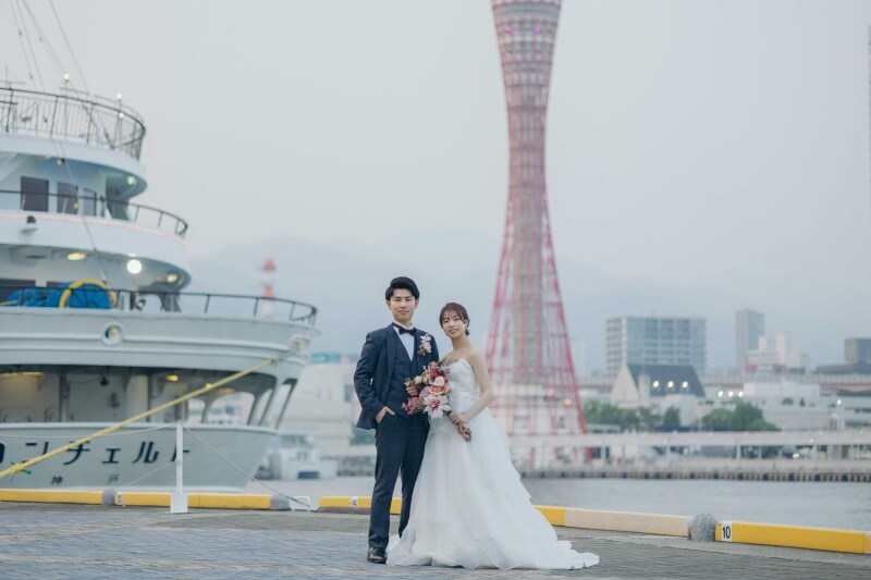 サンセット前に神戸ハーバーランドへ移動