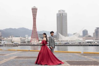 ウェディングドレス×カラードレス＊神戸フォトウェディング！