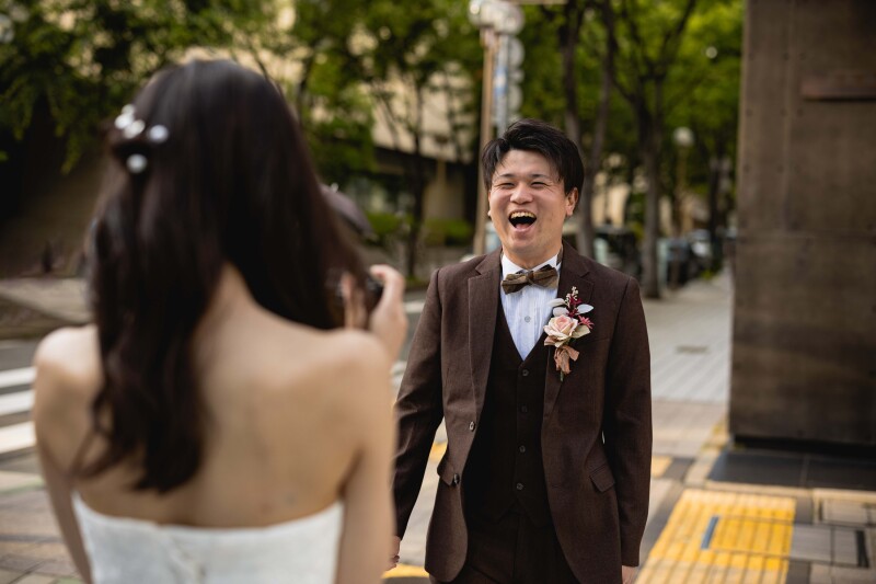 自然な表情に思わずドキッ