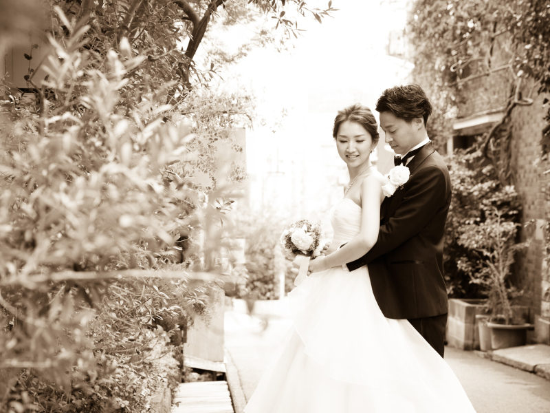 お二人らしいお写真も