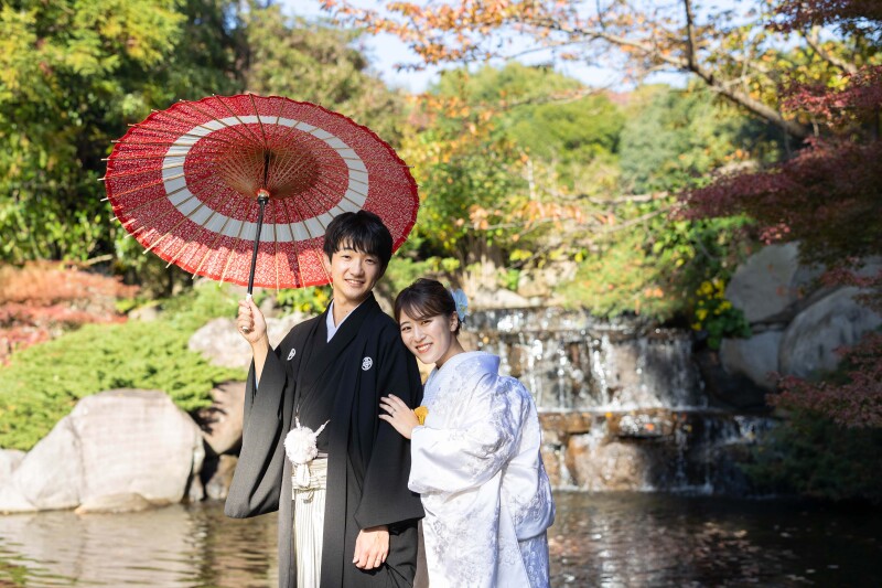 和傘を持って❋