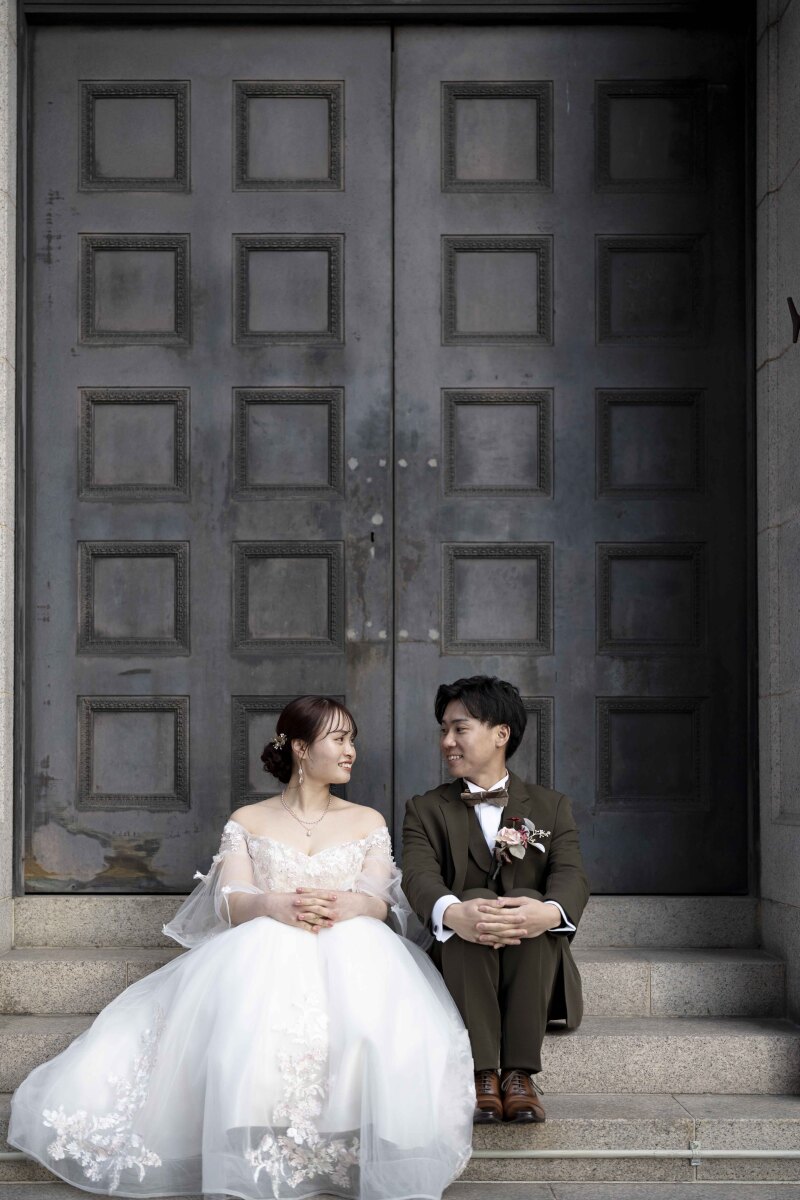 座りカットも..*