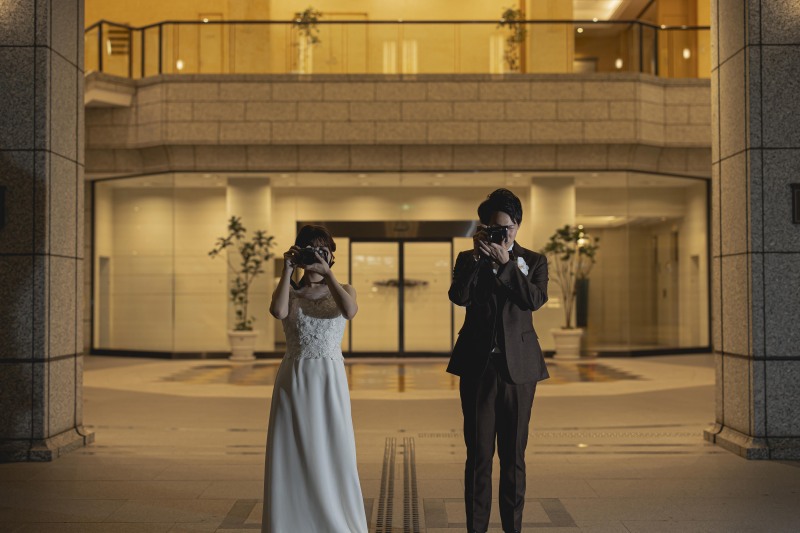 カメラを持って