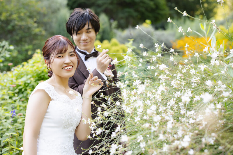 綺麗なお花とのワンショット*