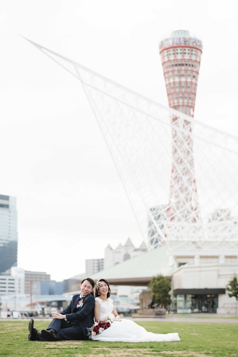 ポートタワーで*