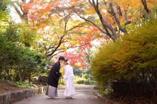 紅葉×和装フォトウェディング