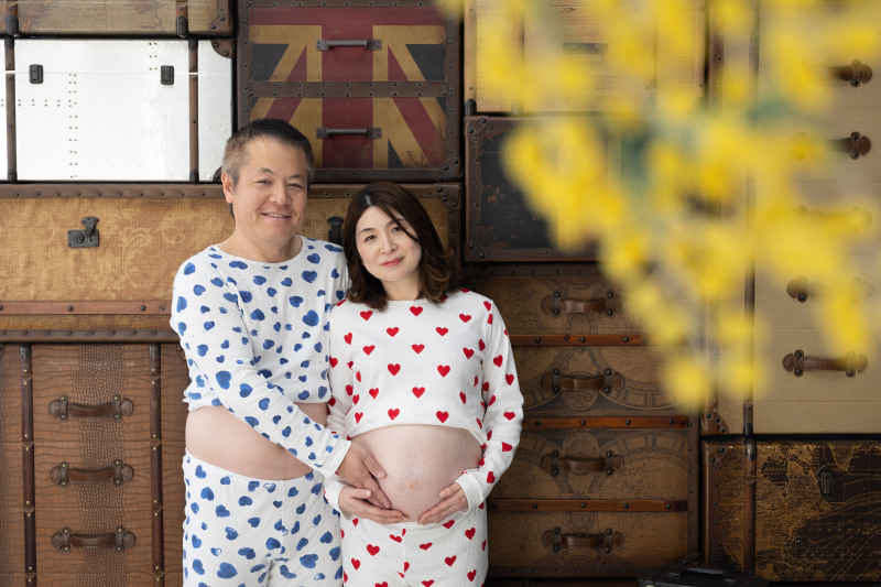 個性あふれるお揃いパジャマ