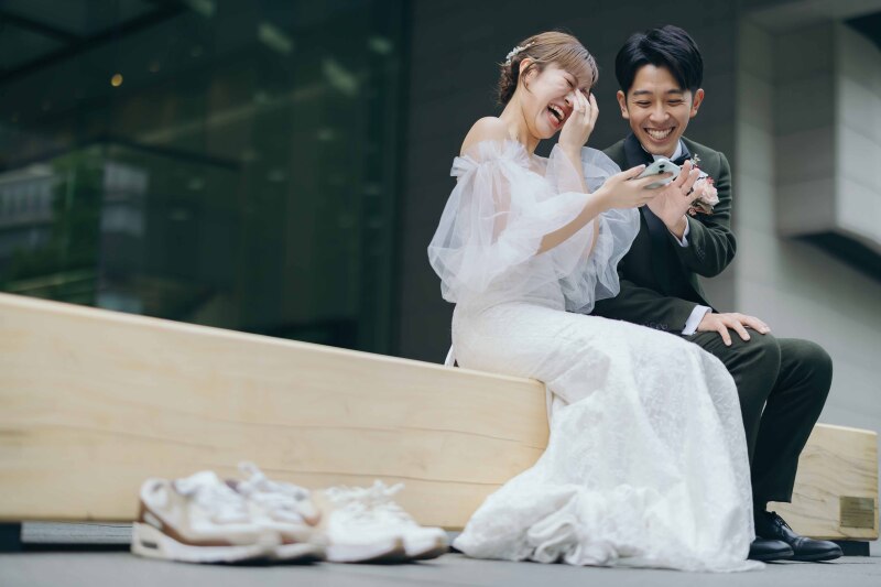 自然な雰囲気で