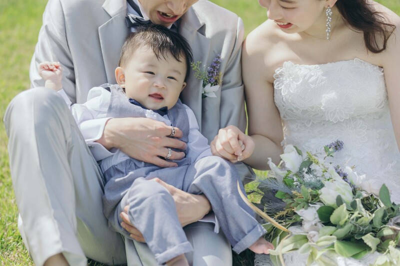 パパとお揃い風なタキシード♡