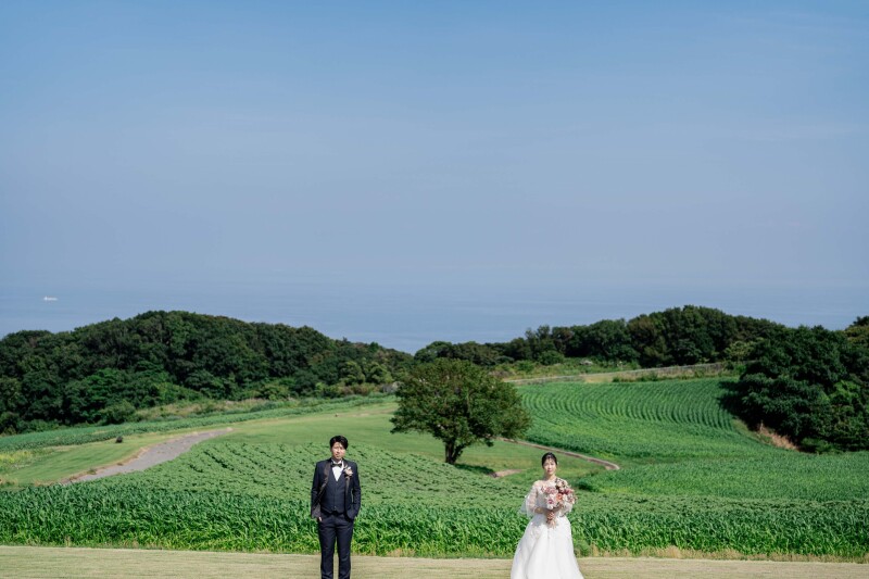 緑をバックに・・*