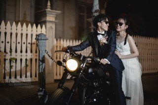 おふたりらしいナイトフォトウェディング＊