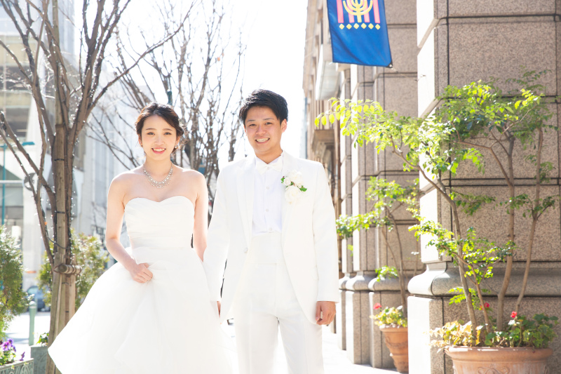 旧居留地のおしゃれな街並みで♪