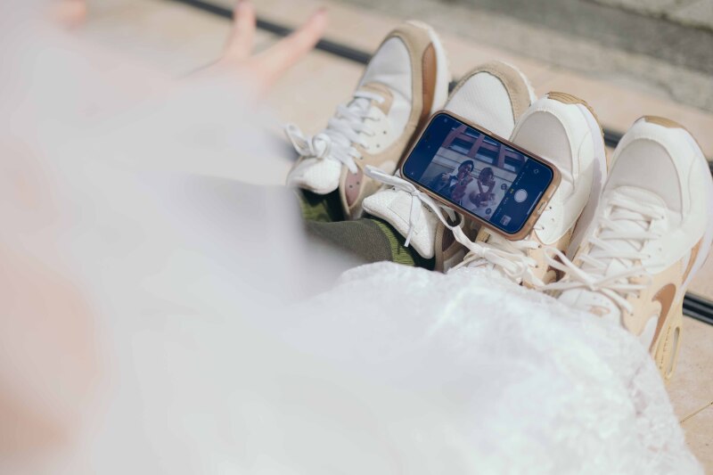 お揃いスニーカー♡