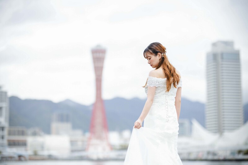 新婦様のソロショット*