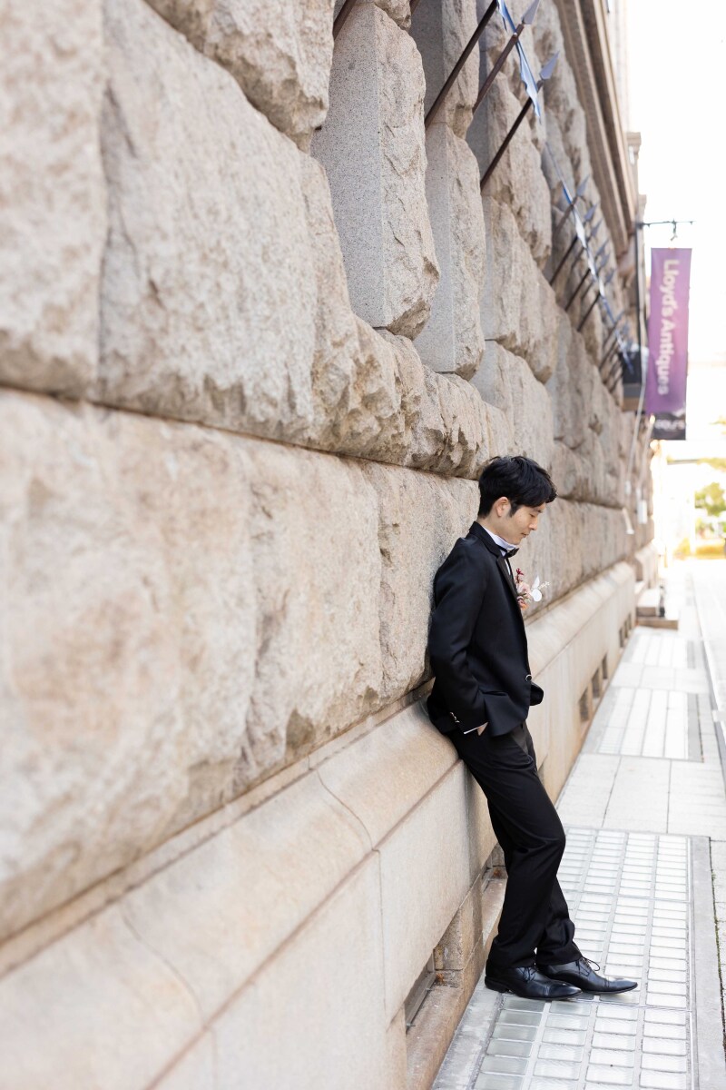 新郎様のソロカットも*