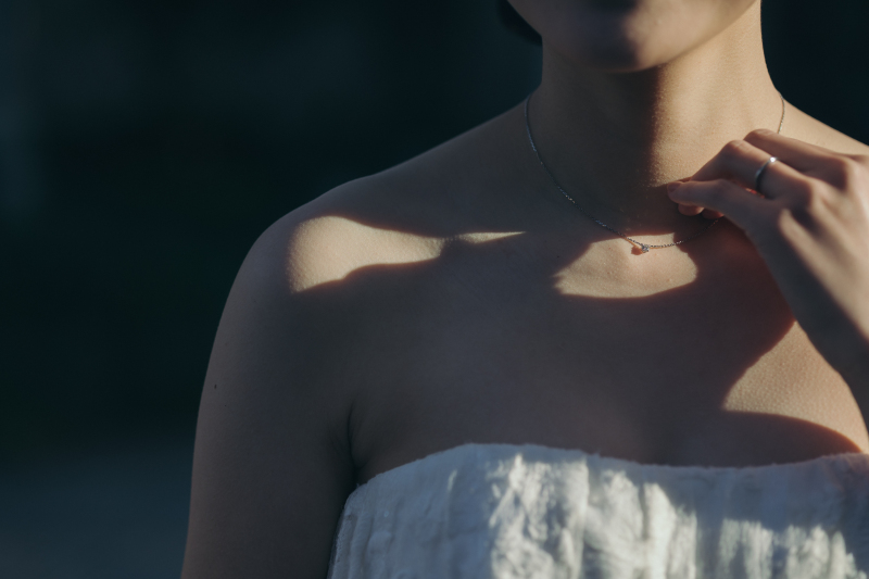 ネックレスのきらめき＊