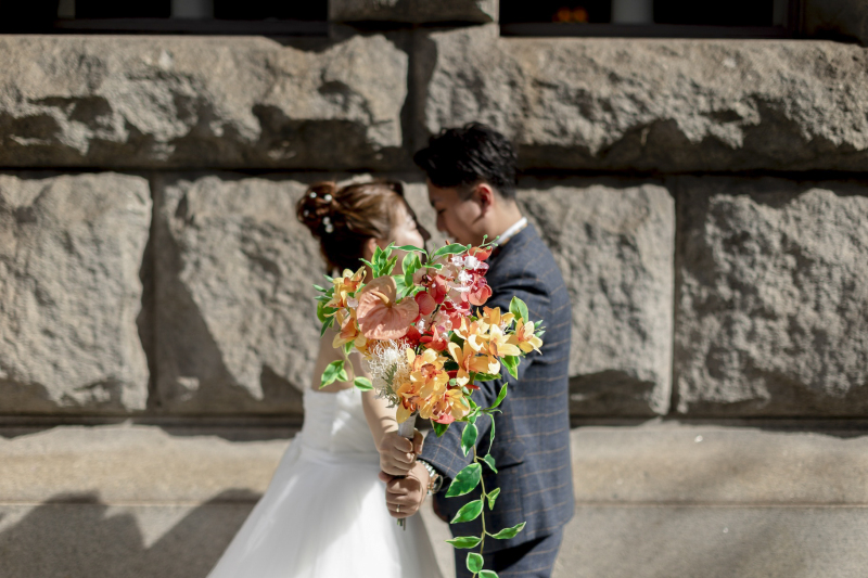 ブーケを持って❋