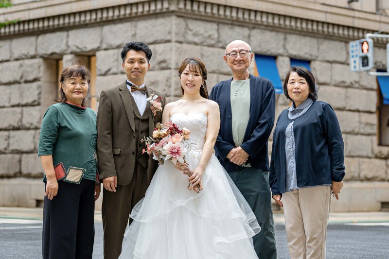 家族みんなで集合カット