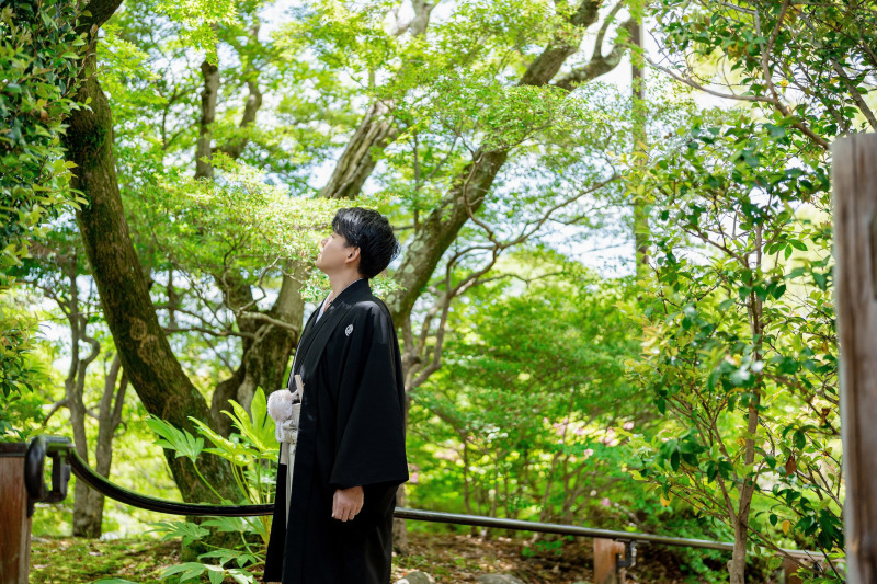 新郎さんも美しく