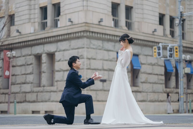 プロポーズショットでロマンチック＊