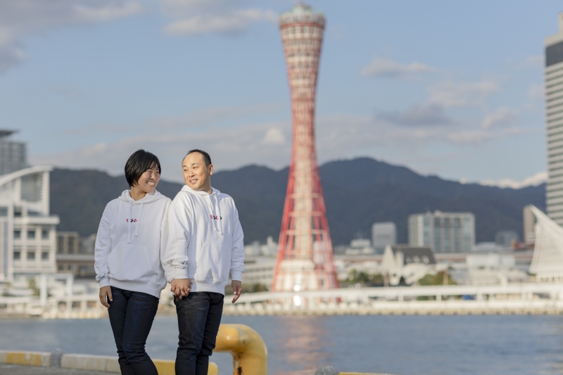 普段のおふたりらしさを活かした私服フォト*