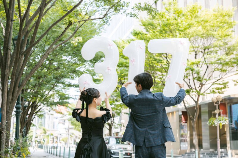 ビッグバルーンをお持ちいただいて*