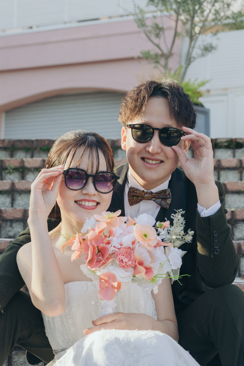 サングラスでちょっぴり遊び心♪