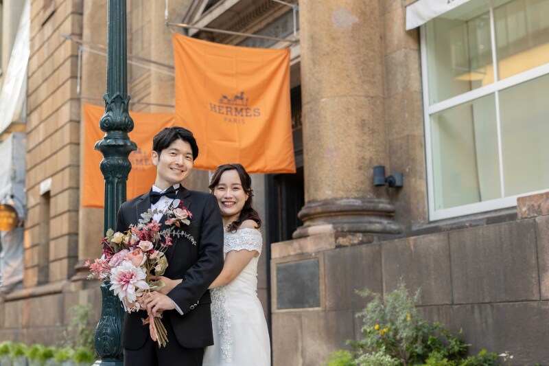 バックハグで♡