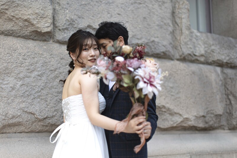 ブーケを使って