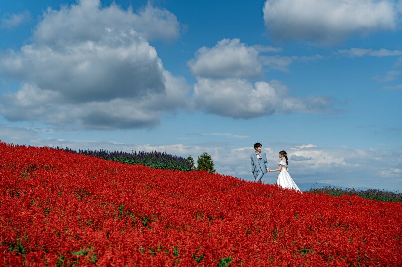 見つめ合ってにっこり!
