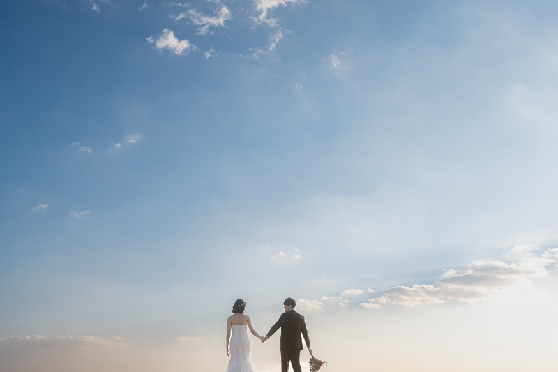 海と空に包まれるビーチ撮影♡